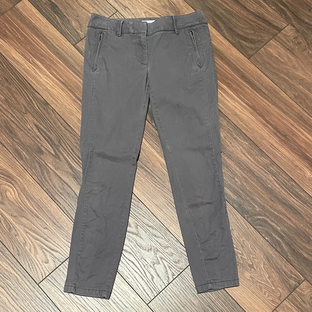 LOFT Gray Ankle Pants